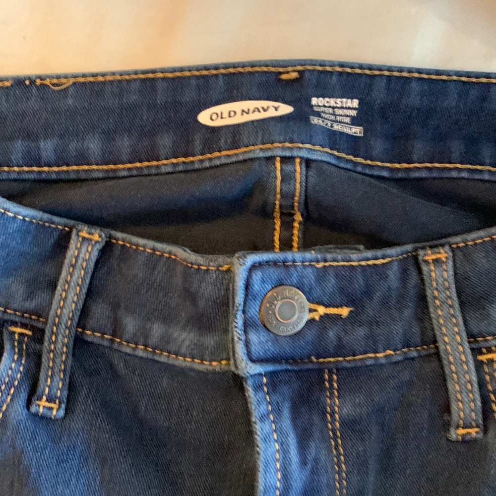 Old navy rock star super skinny high rise 23/7 sculpt